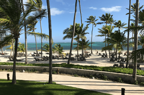 Luxury beachfront resort in Punta Cana, Dominican Republic